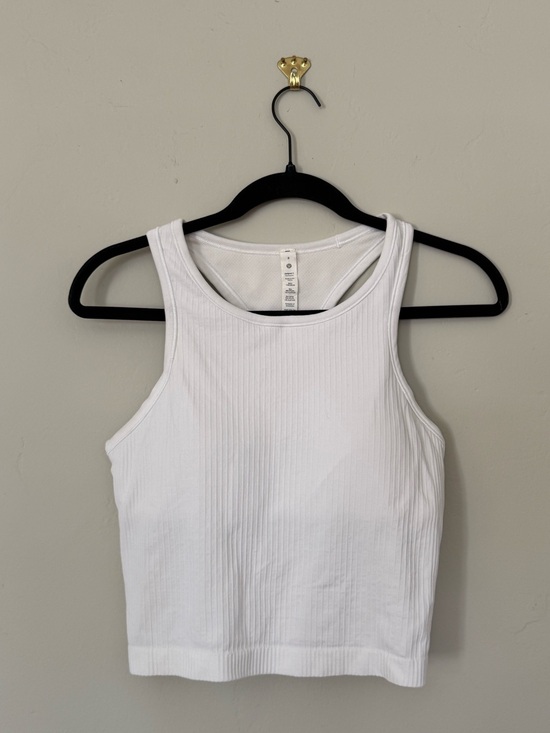 lululemon athletica Tops - Women’s Lulumon White Ribbed Tank Top